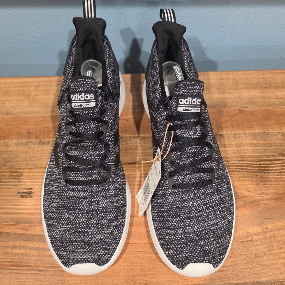 Adidas Mens Lite Racer BTG Sneaker Black White Cloudfoam FY0245 10.5 NO INSOLES - Picture 3 of 12